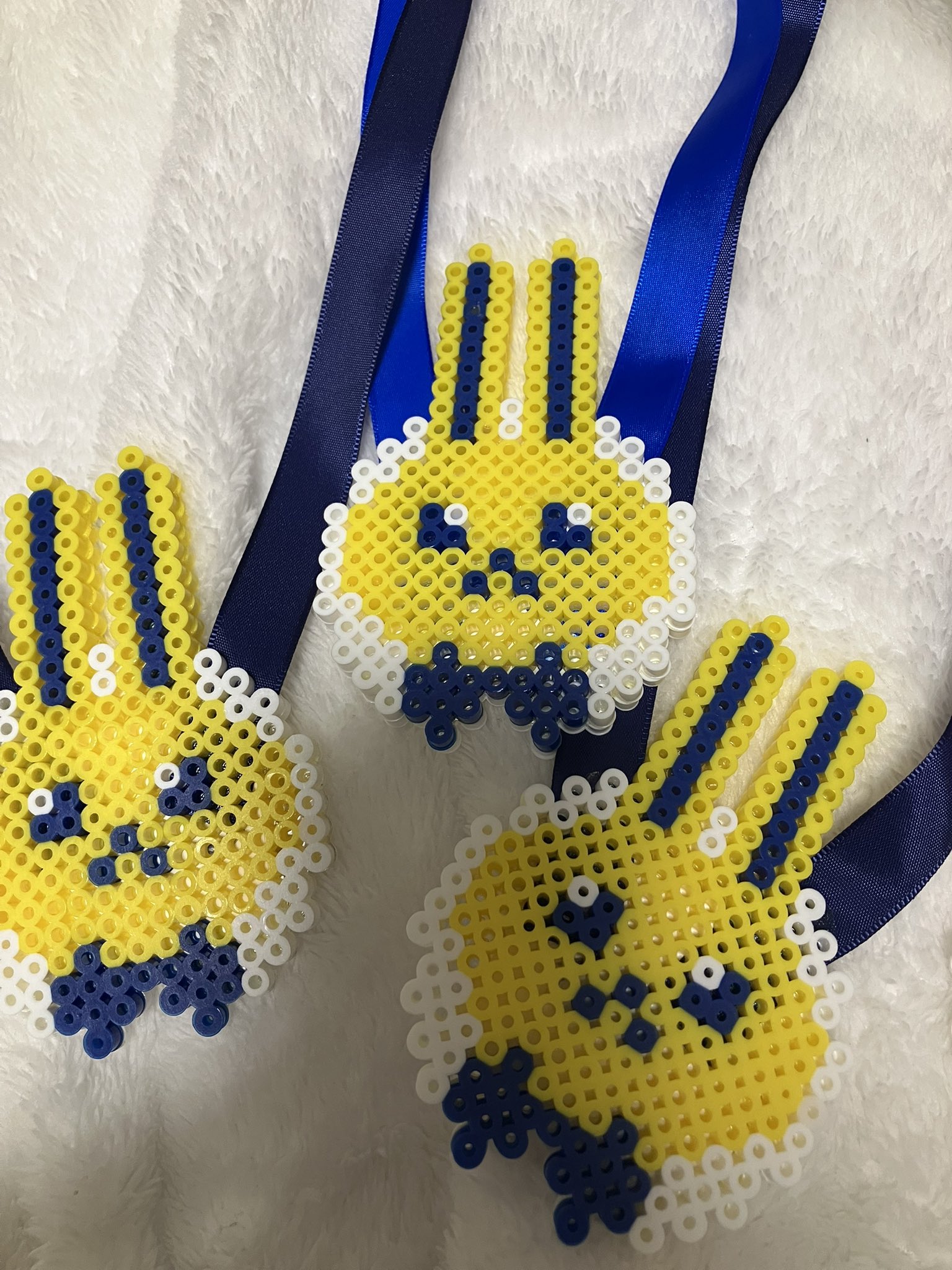 アイロンビーズこくうさ